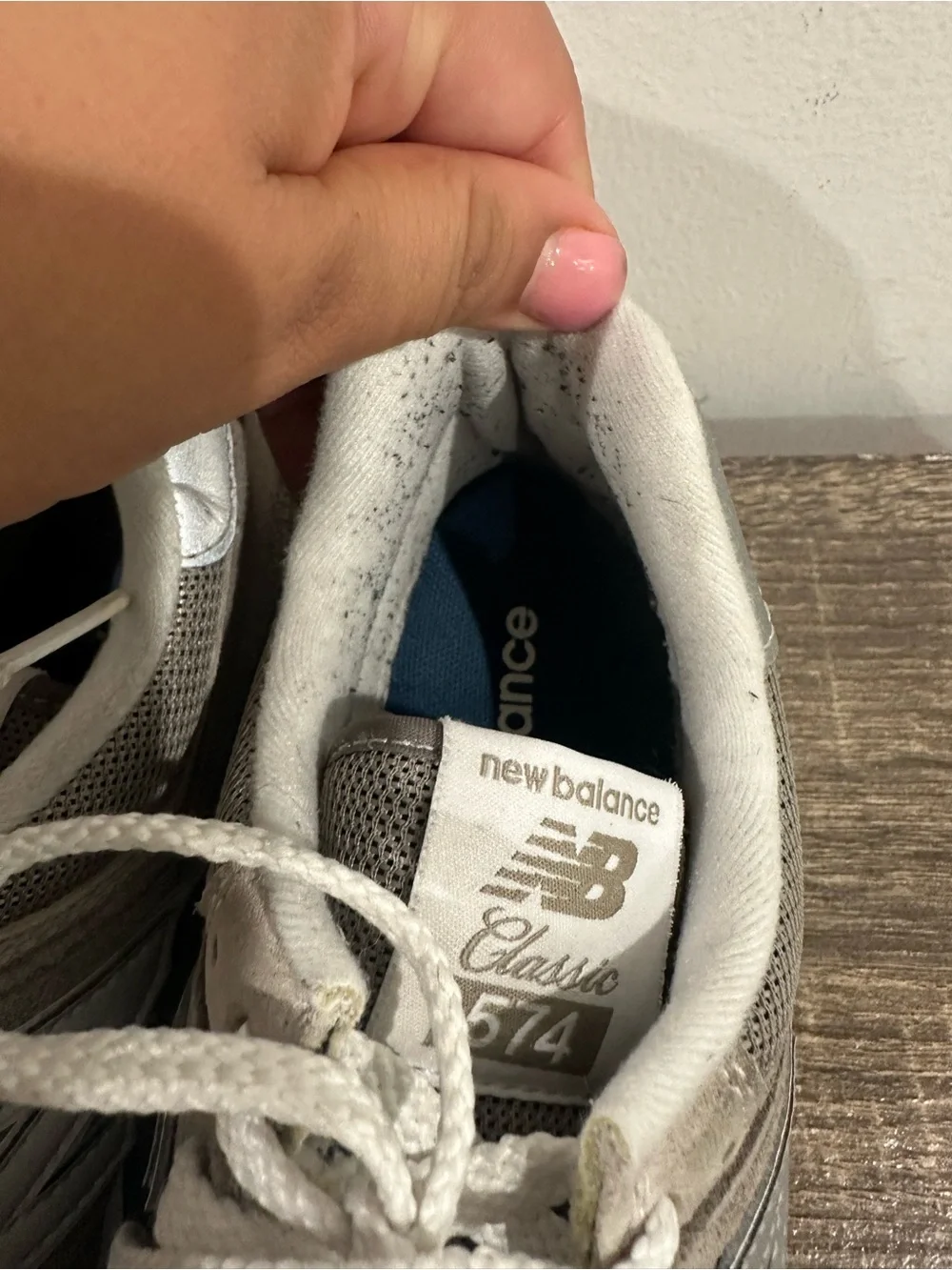 New Balance Gray Men's Classic Athletic Sneakers